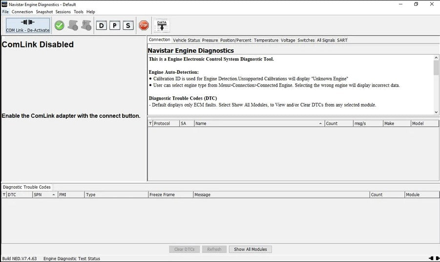 NED Navistar Engine Diagnostics