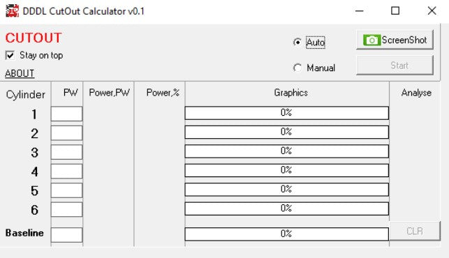 DDDL CutOut Calculator v0.1