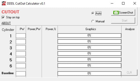 DDDL CutOut Calculator v0.1