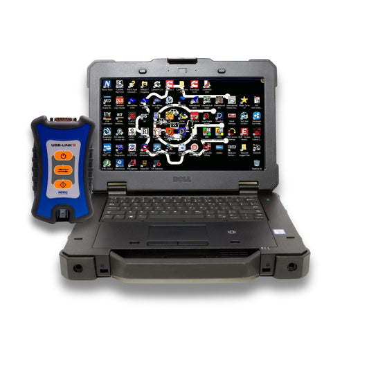 Kit Laptop Dell 7414 Rugged (Reacondicionada) con Paquete de Software + NEXIQ USB Link 3 Original