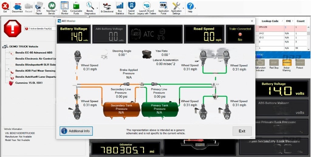 Bendix ACom Pro Diagnostics